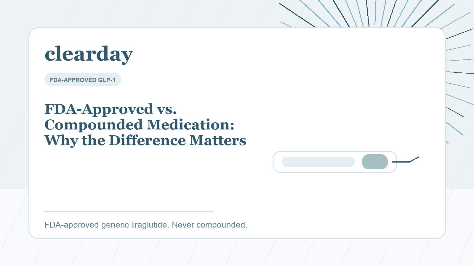 Medication approval pathway comparison between FDA-approved and compounded drugs